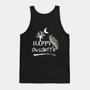 Halloween Owl Tank Top